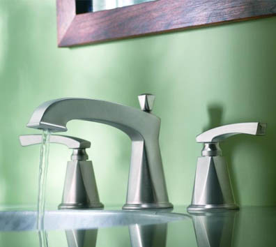 Designer faucets and fixtures by Moen, a favorite choice by many of Mike's customers 